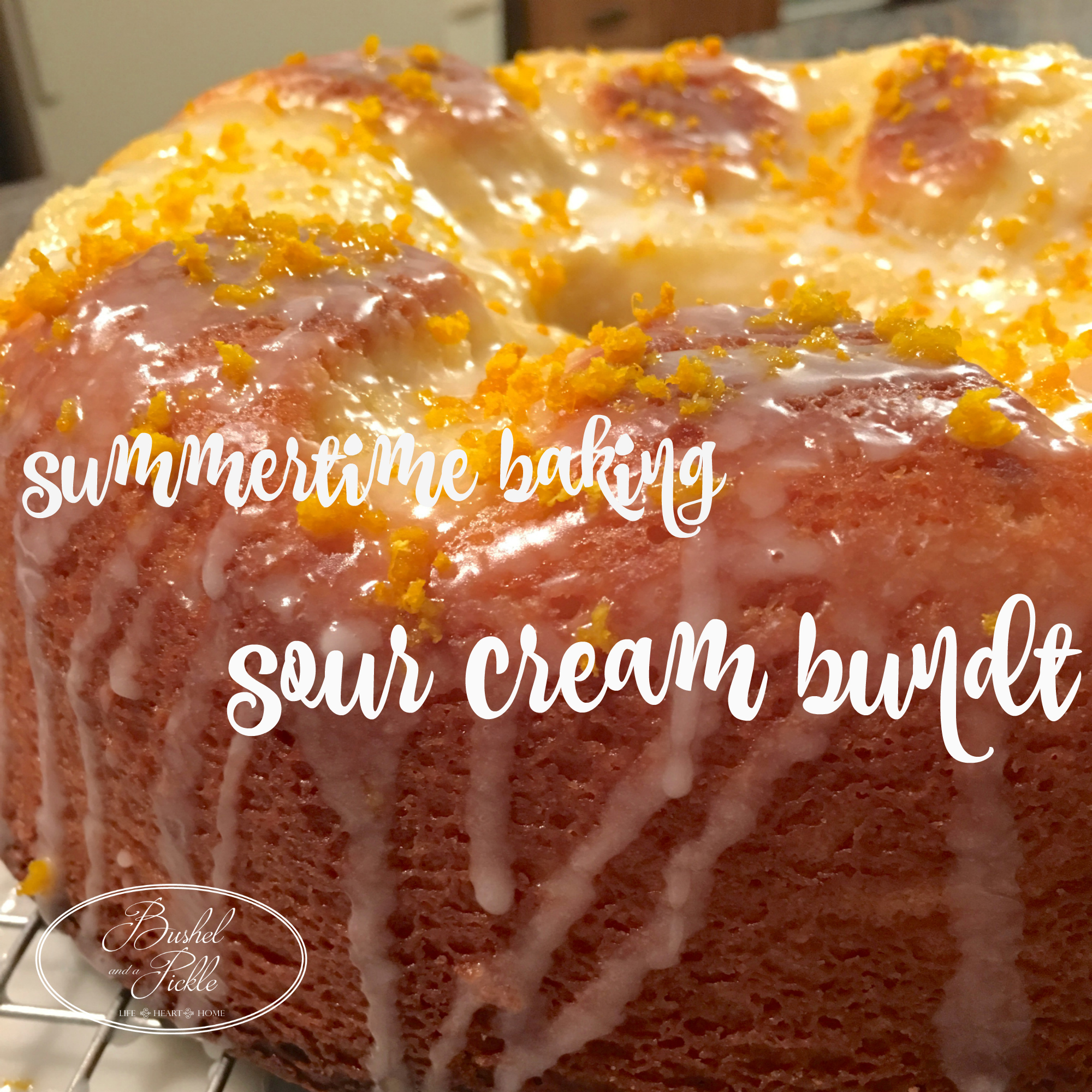 Sour Cream Bundt Cake For Summer Baking 9062