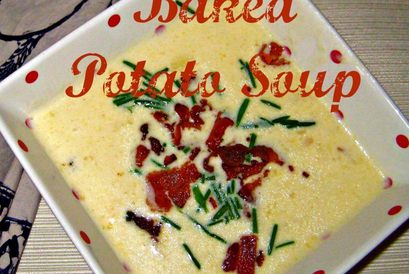 Bowl of Baked Potato Soup