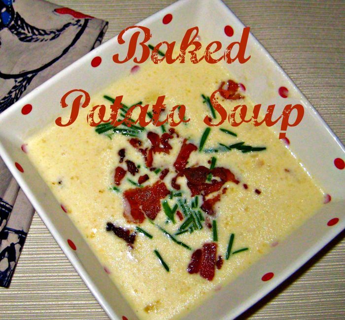Bowl of Baked Potato Soup