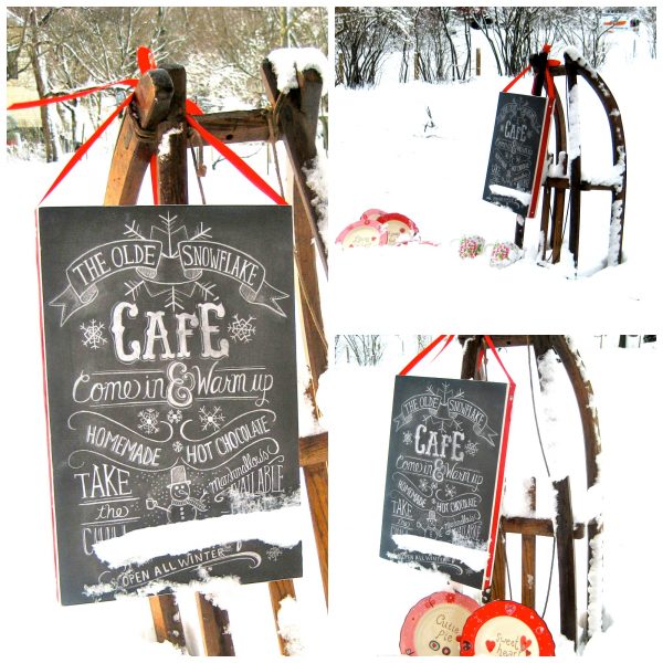 blog snow cafe adn sled