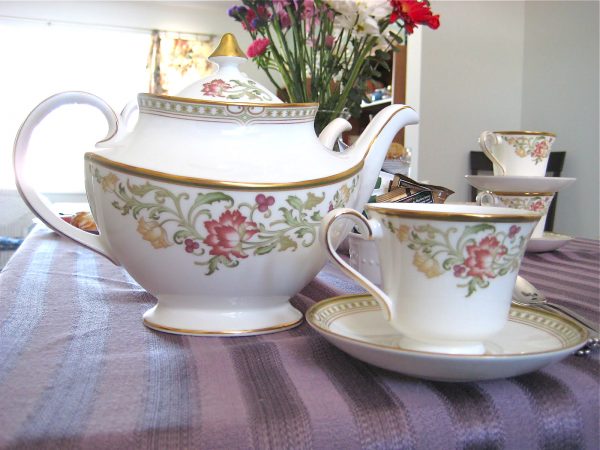 teapot and cup