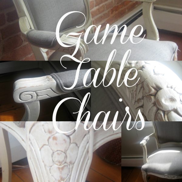 Game table chair details