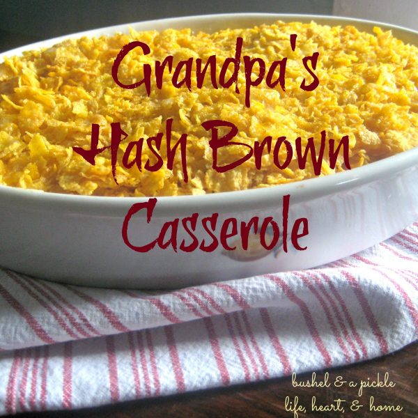 Grandpa's Hash Brown Casserole