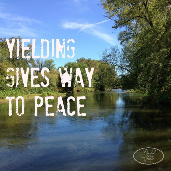 Yileding gives way to peace