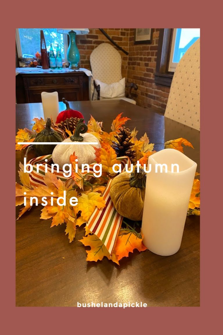 Bringing Autumn Inside - Bushel & a Pickle
