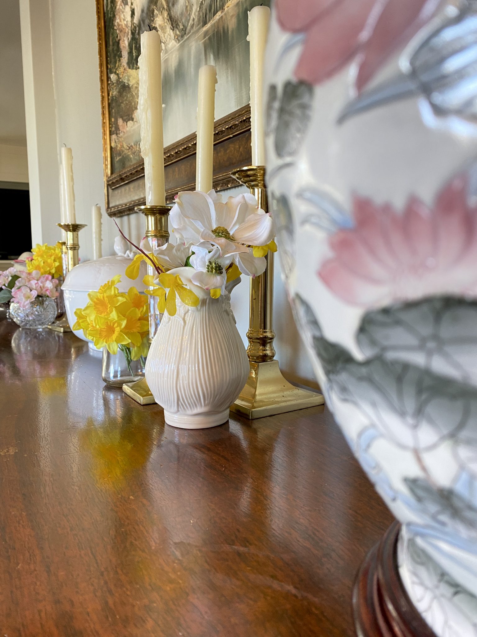 spring dining room buffet - Bushel & a Pickle