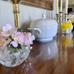 spring dining room buffet