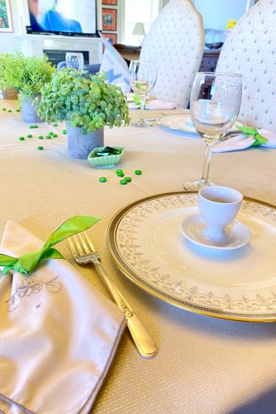 St Patrick Day Tablescape