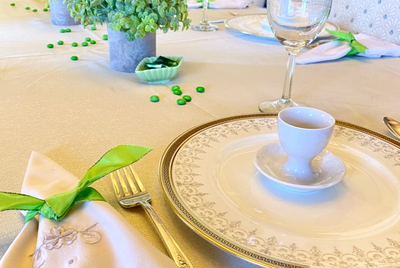 St Patrick Day Tablescape