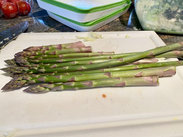 food sheet pan salmon asparagus 1