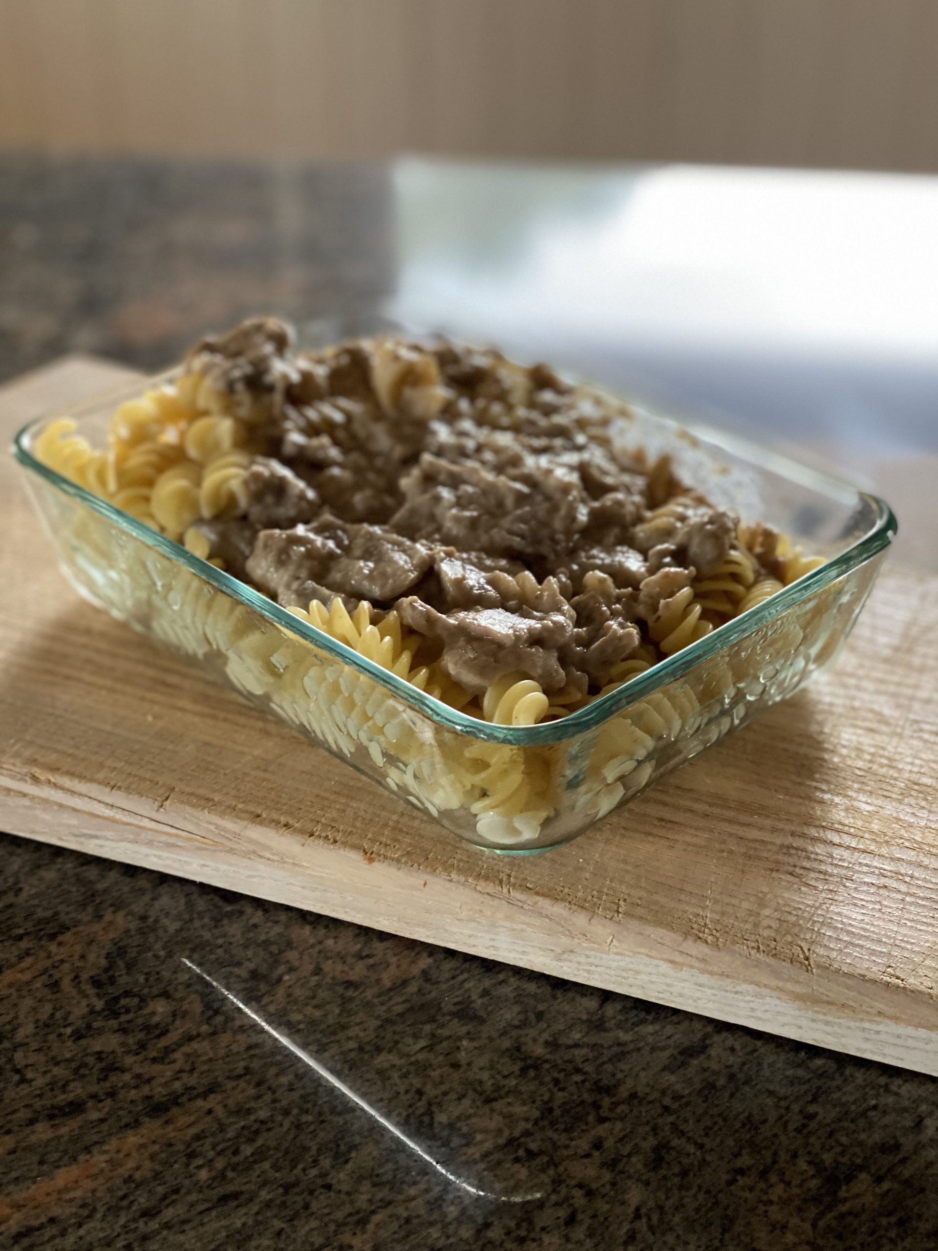 Beef Stroganoff for Lunch