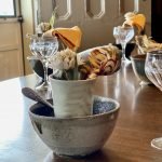 Handmade Ceramic Bowls Rustic Autumn Table