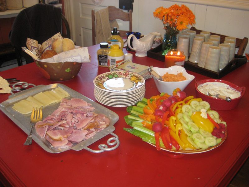 Thanksgiving Morning Appetizers