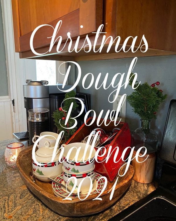 Beautiful Ways To Style A Dough Bowl For Christmas - White Lilac Farmhouse