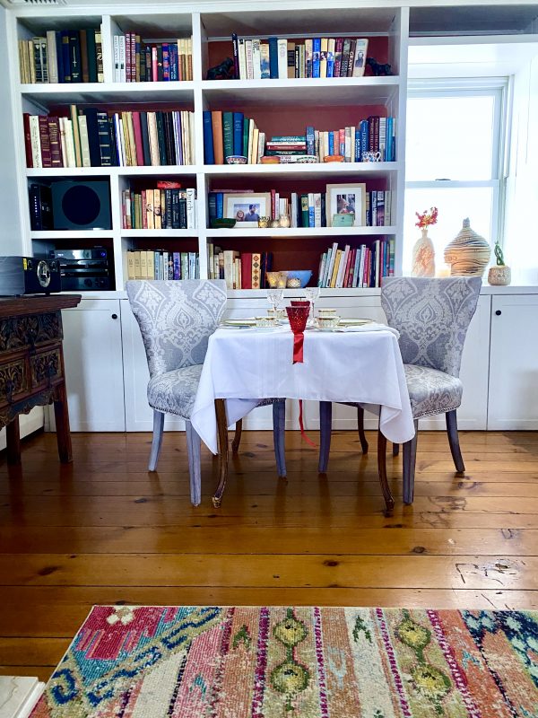 Table for Two by Bookcase