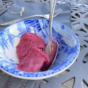 Fresh Cherry Homemade Sorbet