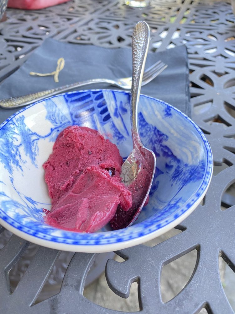 Fresh Cherry Homemade Sorbet