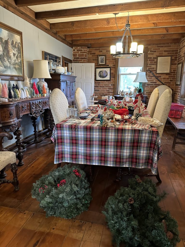 Packing Christmas Away Bushel & a Pickle