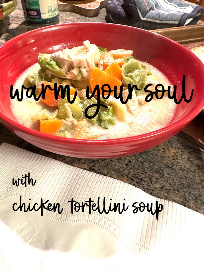 warm your soul chicken tortellini soup