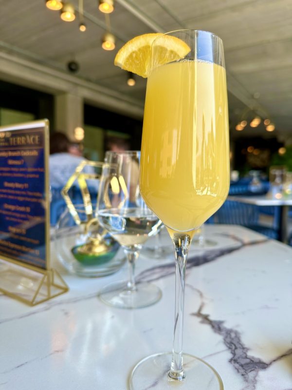 Mimosas on the Terrace