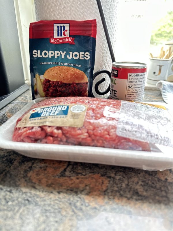 Makings for Sloppy Joes