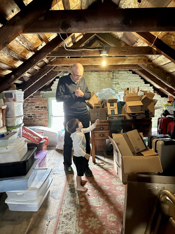 Stored Boxes in the Attic