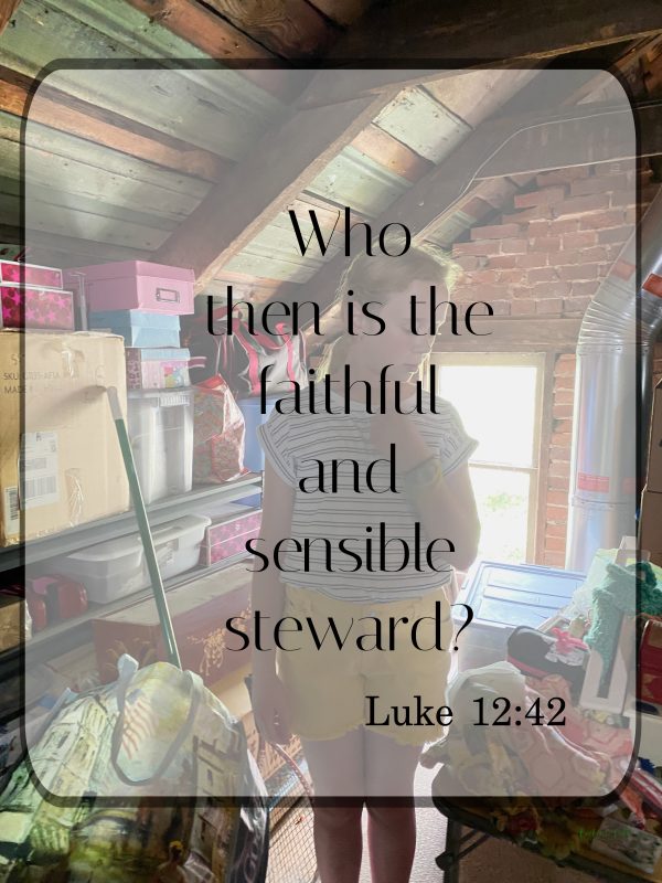 Attic with grandchild nd Luke 12:42