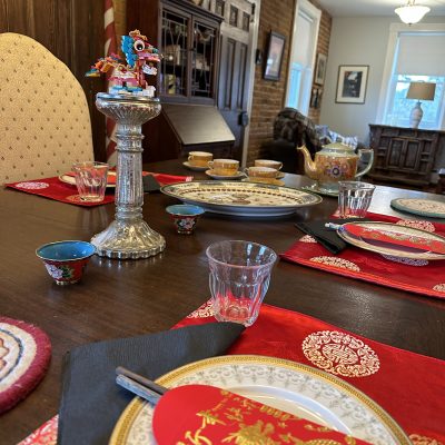 Chinese New Year Tablescape for the Year of the Dragon