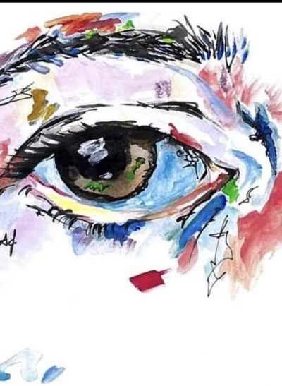 Eye by Amy Watercolor painting