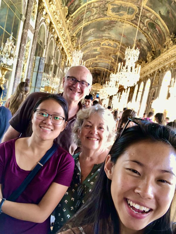 Selfie in Hall of Mirrors, Versailles